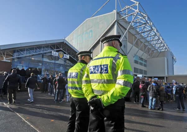 Police have warned it is getting harder to meet the cost of covering football matches