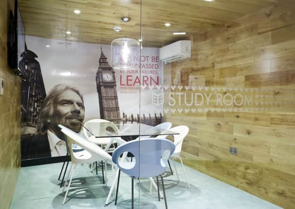Iconinc Main image Study room with motivational quote by Richard Branson