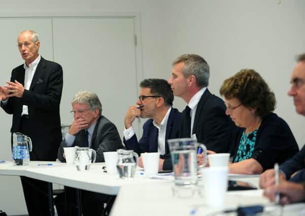 Coun Peter Box speaks at The Yorkshire Post's Big Debate event