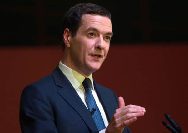 George Osborne speaks at the Shanghai Stock Exchange