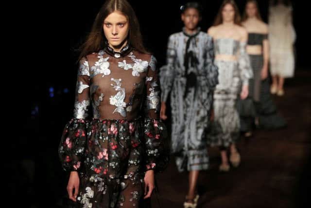 Erdem Spring/Summer2016 London Fashion Week show at the Kings Cross Theatre, London. PIC: PA