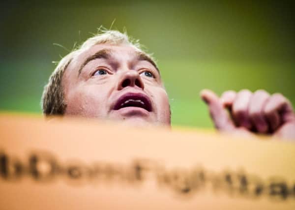 Liberal Democrats leader Tim Farron delivers his keynote speech in the Bournemouth International Centre.