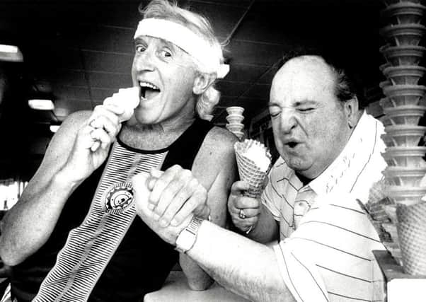 Peter Jaconelli and Jimmy Savile
