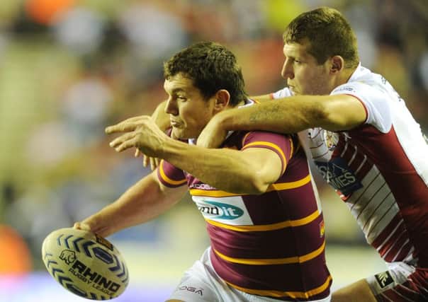 DO NOT WRITE ME OFF: Brett Ferres has battled back from three serious injuries and suspensions to figure for Huddersfield Giants tonight. Picture: Steve Riding