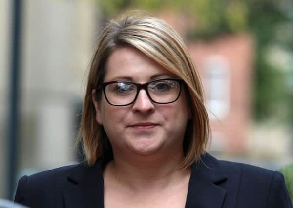 Pc Claire Bugler outside Wakefield Coroner's Court. Picture: Ross Parry Agency