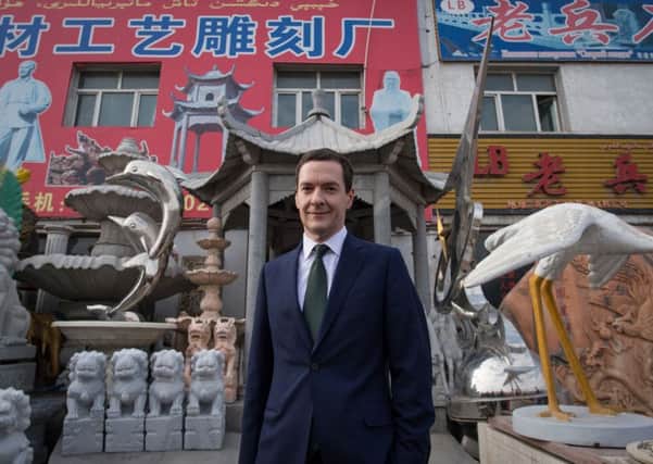 The Chancellor in China this week
