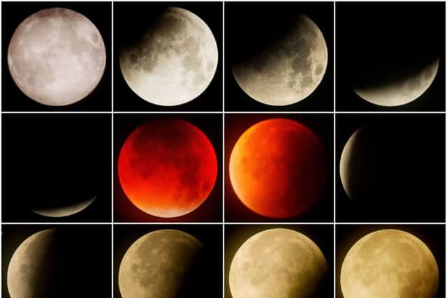 Photographers captured stunning images of the blood red "supermoon"
