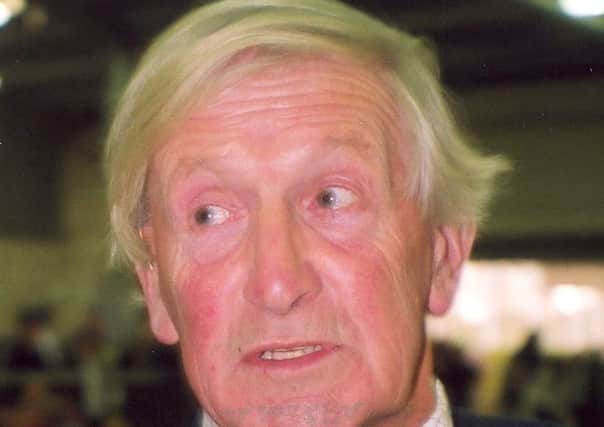 The late Mike Keeble, who commentated at the Great Yorkshire Show for more than 40 years.