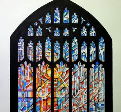 Alans design for a new window at Manchester Cathedral.