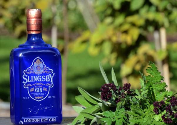 Some of the herbs grown in the kitchen garden at Rudding Park Hotel in Harrogate that are used in Slingsby Gin . (GL1007/35f)