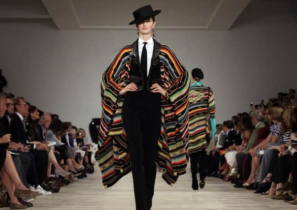 The Ralph Lauren Spring 2013 collection is modeled during Fashion Week in New York.