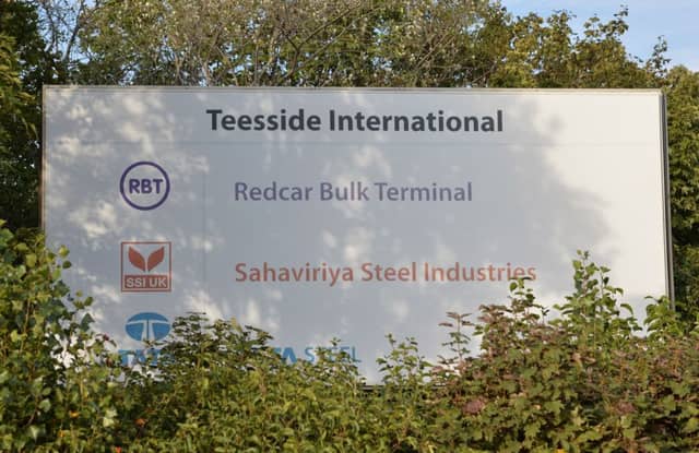 The SSI Steelworks in Redcar