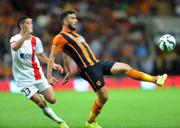 LONG ROAD BACK: Robert Snodgrass, in action for Hull City last year. Picture: Jonathan Gawthorpe.
