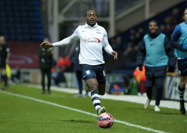 Kyel Reid, in action for Preston, is back on loan at Valley Parade.