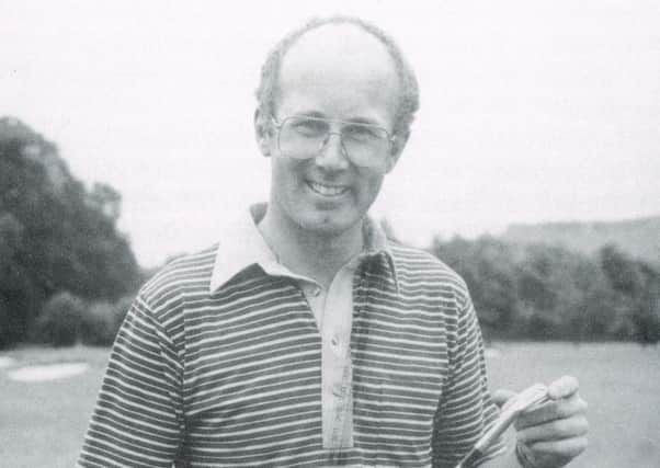 John Hammond in his early days as Ilkley GC's club professional. Hammond retired on Wednesday after 36 years' service.