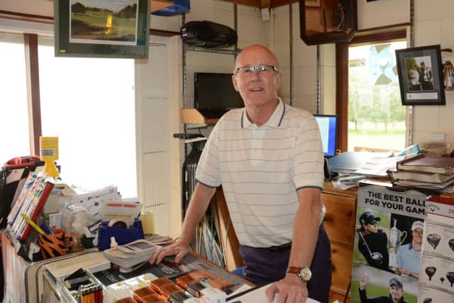 John Hammond pictured in the club professional's shop at Ilkley GC (Picture: Chris Stratford).