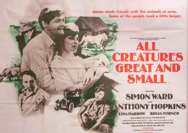 The original poster from the 1975 All Creatures Great and Small film.
