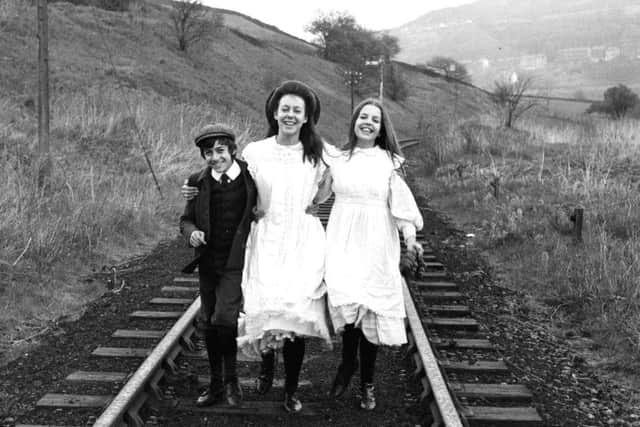 The Railway Children starring Peter (Gary Warren), Bobbie (Jenny Agutter) and Phyliss (Sally Thomsett).