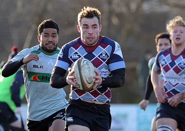 Rotherham Titans' Sean Scanlon, who helped set up his team's first try at Bristol. Picture: Scott Merrylees.