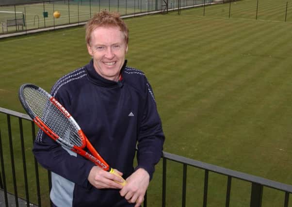 Tennis coach Derek Munro.