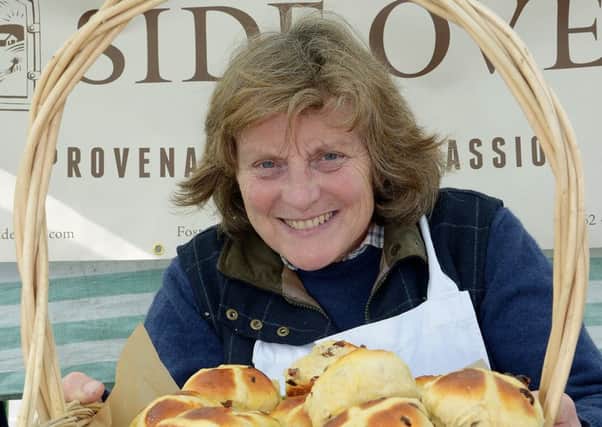 Caroline Sellers aims to demonstrate the journey from food to table at the farms harvest festival. Picture: Paul Atkinson