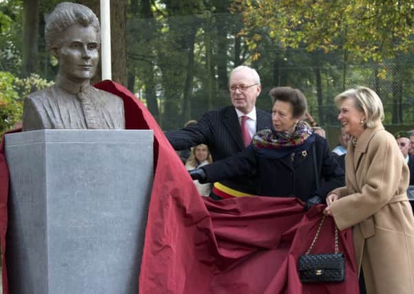Princess Anne Belgium's Princess Astrid, right, unveil a bust of nurse Edith Cavell during a commemoration service in Brussels. Later this month a relative of Cavell's is to speak at an event in Leeds.