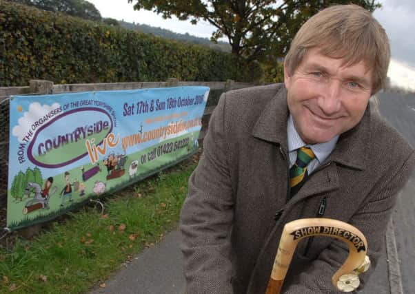 It was the first Countryside Live as show director for North Yorkshire farmer Charles Mills.