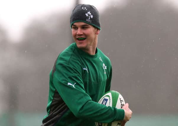 JOHNNY SEXTON: Ireland fly-half is poised to start against Argentina tomorrow.