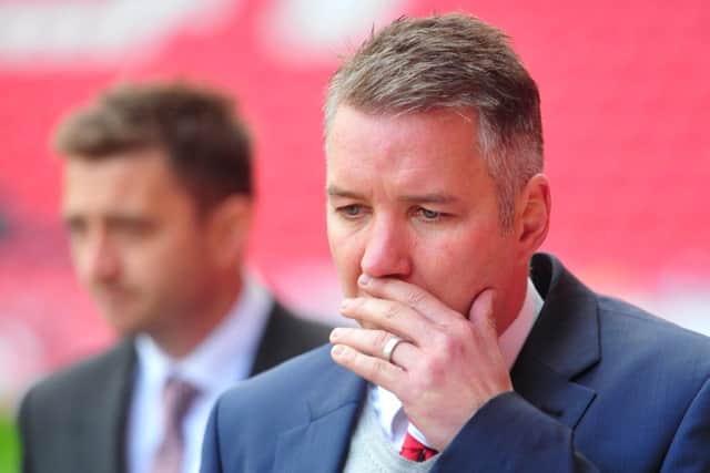 New Doncaster Rovers manager Darren Ferguson pictured at Saturday's defeat by Bradford City.