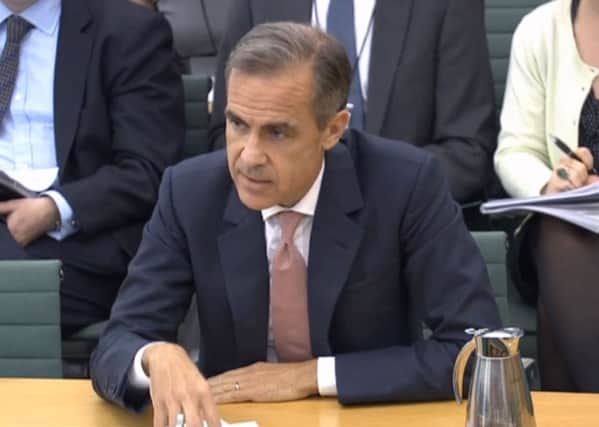 Mark Carney speaking to MPs today