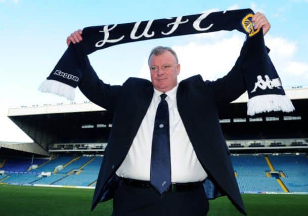 NEW MAN IN CHARGER: Leeds United's new manager, Steve Evans.