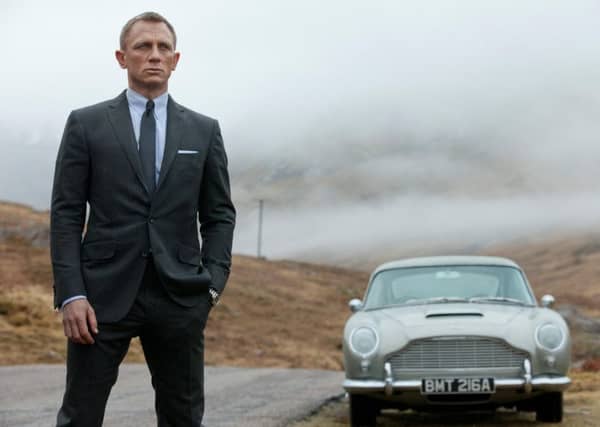 Daniel Craig as James Bond.