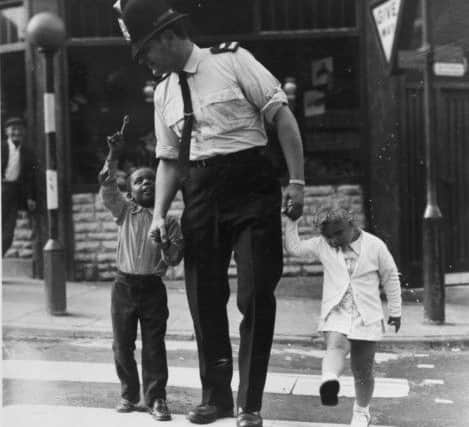 PC Gerald Fenton pictured in Chapeltown in 1973