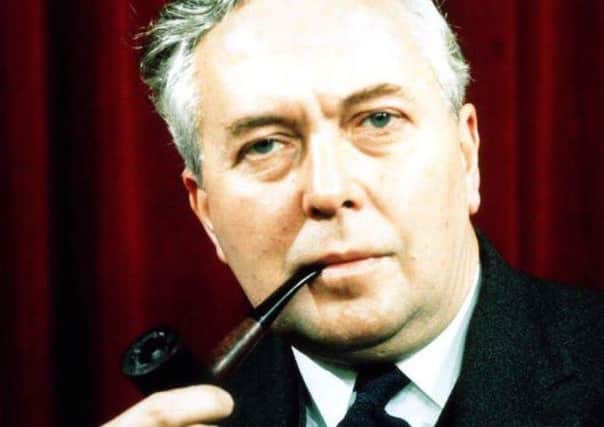 Former Labour Prime Minister Harold Wilson (later Lord Wilson of Rievaulx)