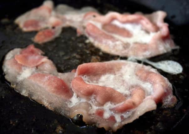 Bacon, best smelt cooking.  Pic: Anthony Devlin/PA Wire