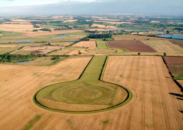 An aerial view of the amazing and huge Thornborough Henges. Picture: Dave MacLeod.