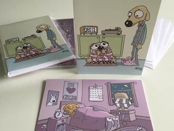 Artist Pete McKee's charity Christmas cards