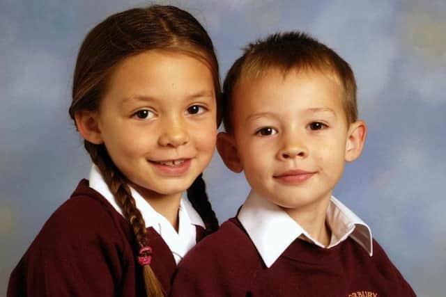 Christianne Shepherd, seven, and her brother, Robert, six, who died after a faulty boiler leaked gas into their bungalow in Corfu in October 2006.