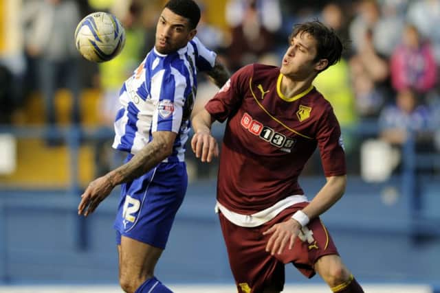 Leon Best, pictured playing for Sheffield Wednesday, is training with Rotherham United.