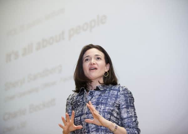 Sheryl Sandberg, chief operating officer, Facebook