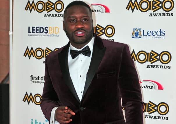 Lethal Bizzle at the MOBO Awards in Leeds tonight.