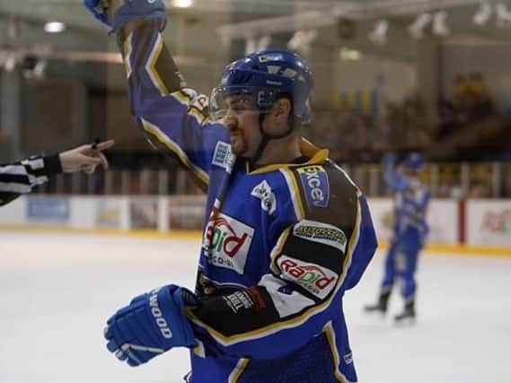 Dominic Osman, player-coach of Hull Pirates, pictured during his time playing for the city's former Elite League club, Hull Stingrays.