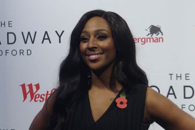 X Factor winner Alexandra Burke at the opening of The Broadway, a £260 million shopping centre in Bradford. PIC: PA