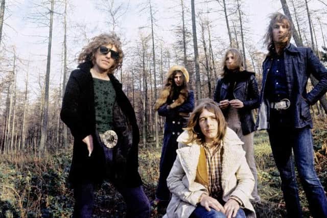 1971: Ian Hunter, Overend Watts, Mick Ralphs, Buffin, Verden Allen of Mott The Hoople