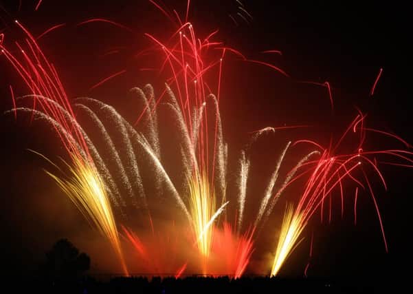 The spectacle attracted thousands of people to bonfire night celebrations in Roundhay Park, Leeds. Picture: Jonathan Gawthorpe.
