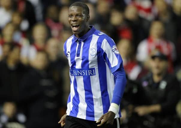 Lucas Joao celebrates his goal against Arsenal, one which helped him earn a call-up to the Portugal squad.