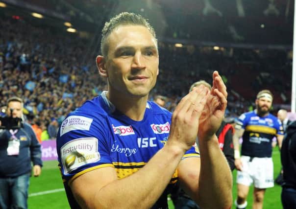 Former Leeds Rhinos and England captain 
Kevin Sinfield.