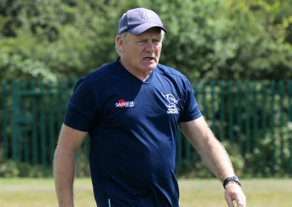 DELIGHT: Doncaster Knights' coach Clive Griffiths