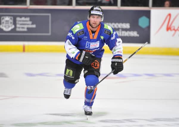 ON THE MEND: Sheffield Steelers' Colton Fretter. Picture: Dean Woolley.