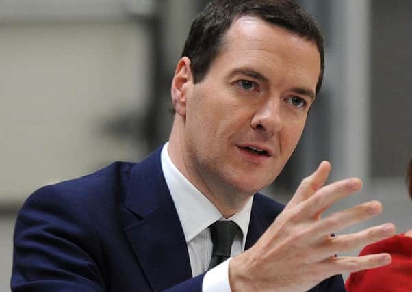 George Osborne will announce four Government departments have agreed spending cuts